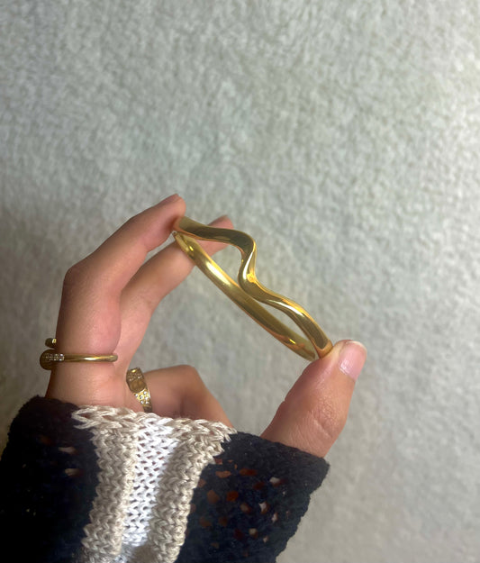 BRACELET JONC WAVY