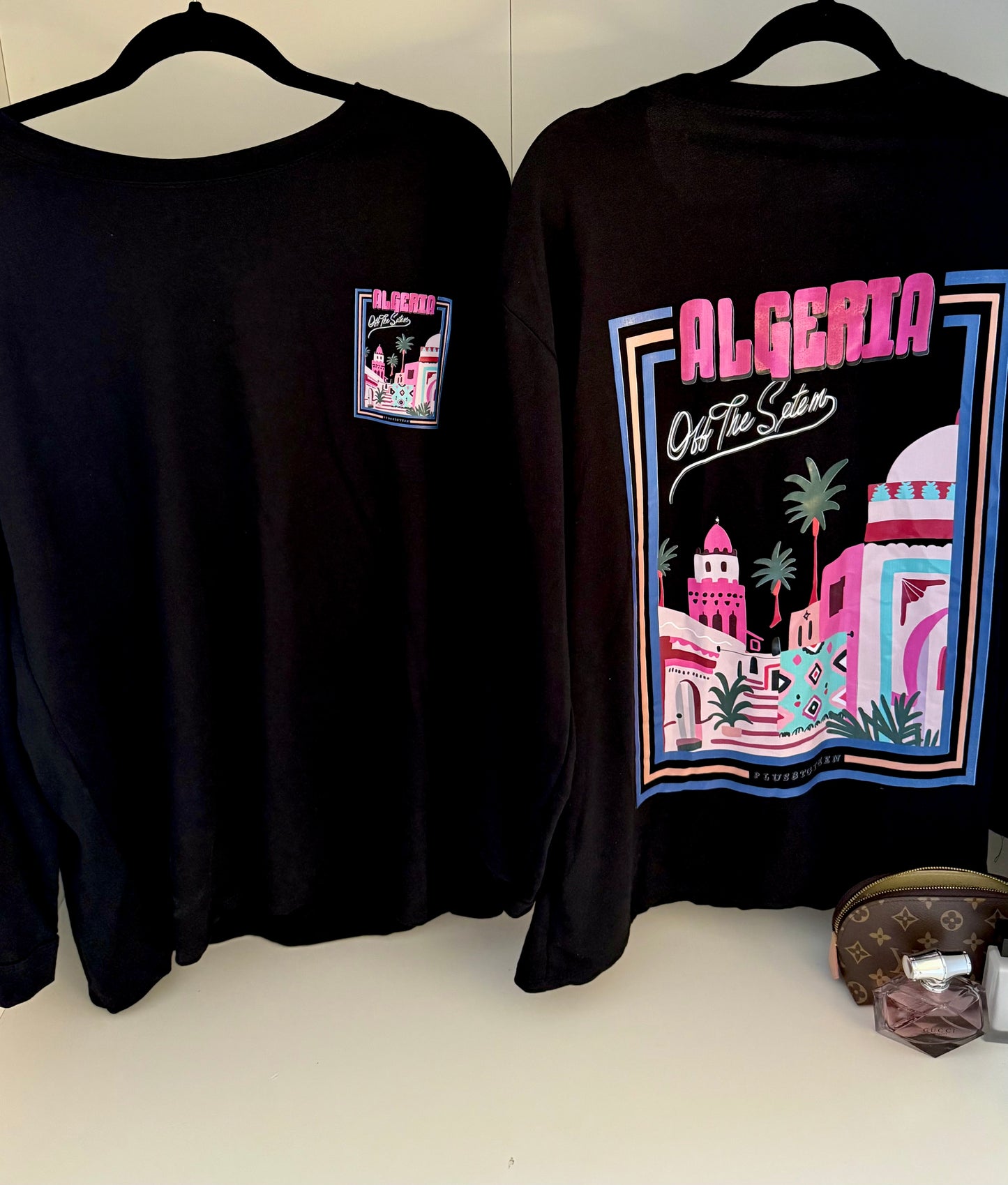 T-SHIRT «ALGERIA » [NOIR]