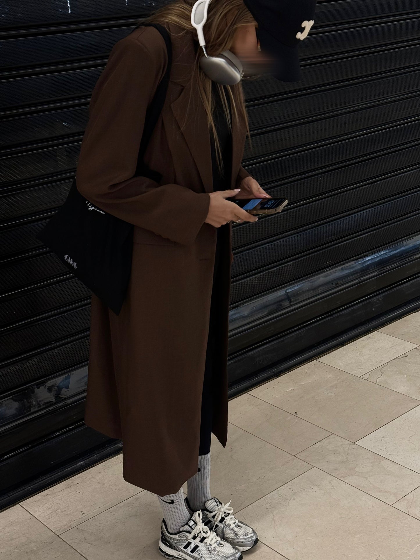 BLAZER LONG [MARRON]