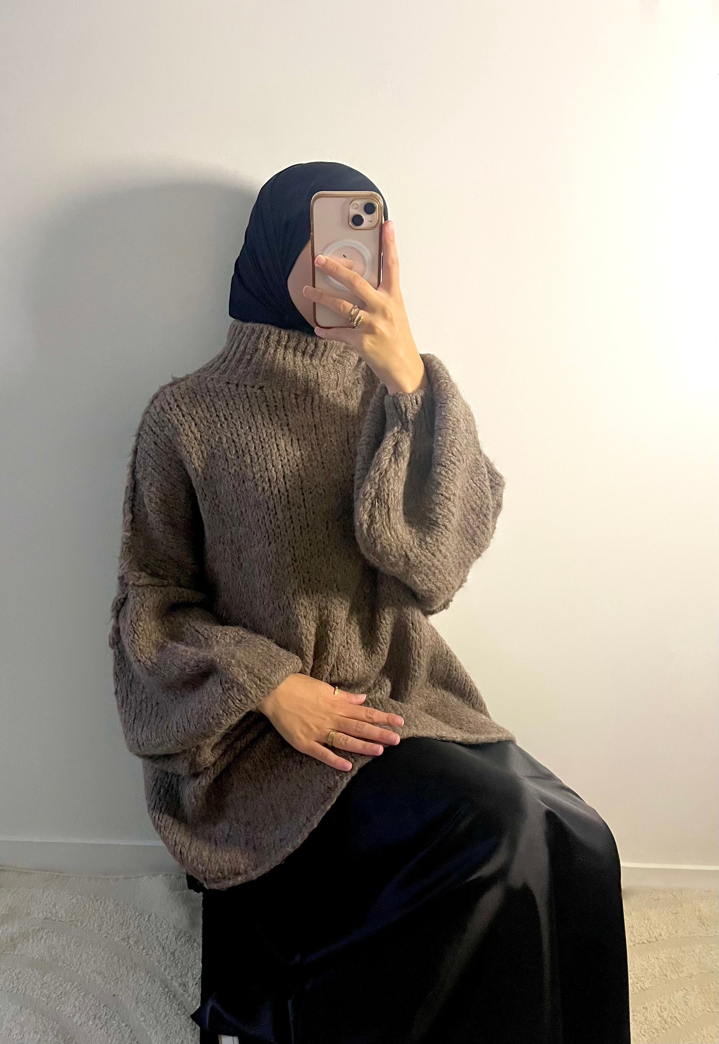 PULL MAILLE (TAUPE)