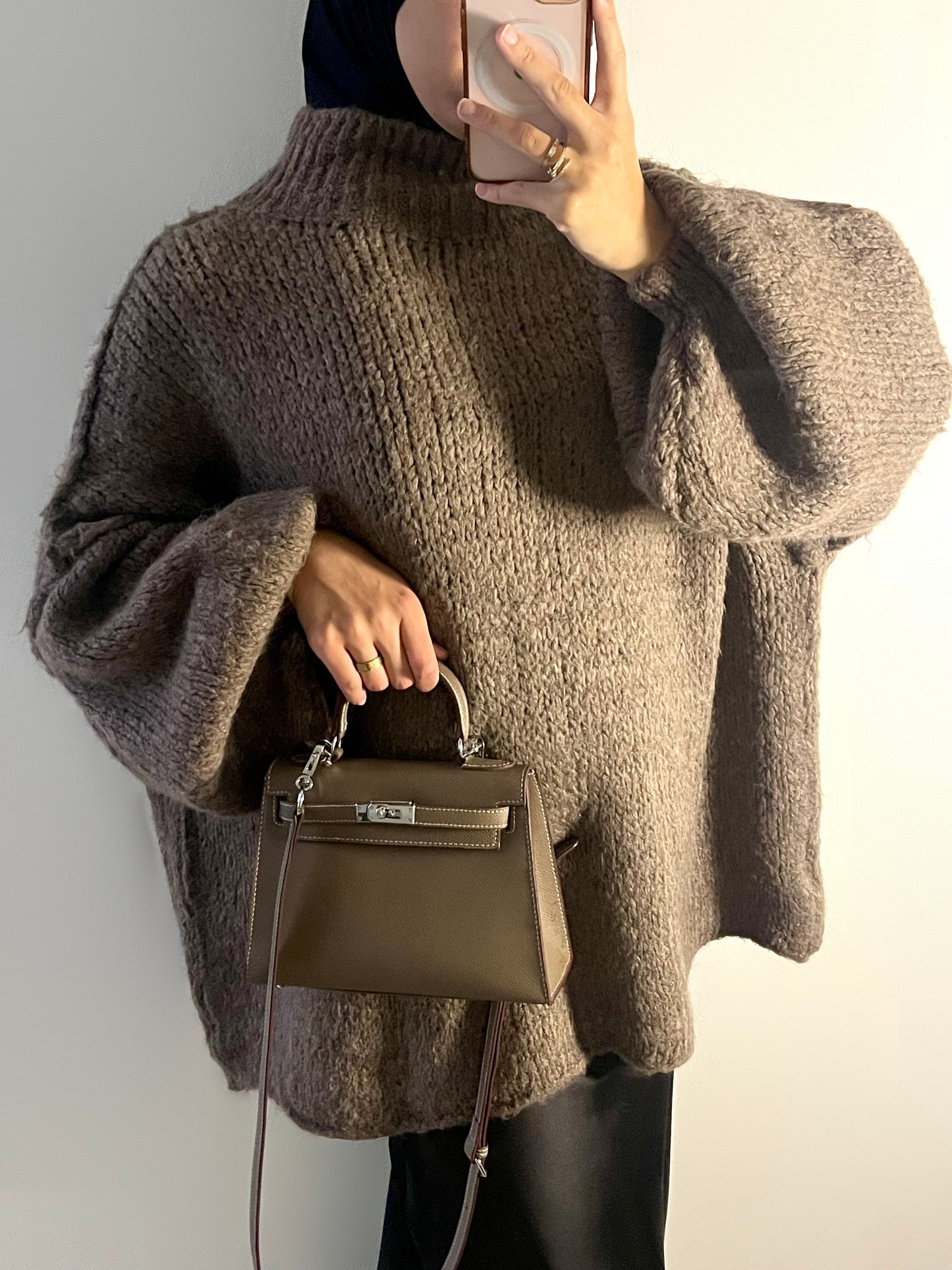 PULL MAILLE (TAUPE)