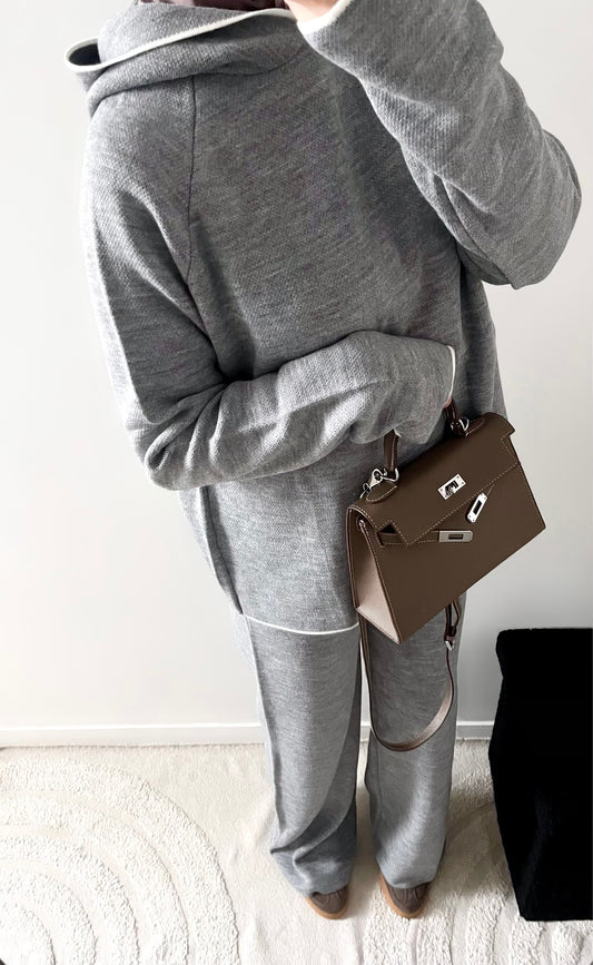 ENSEMBLE MAILLE [GRIS]